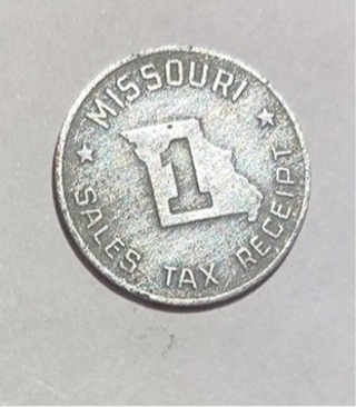 MISSOURI SALES TAX TOKEN 