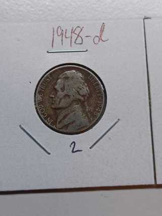 1948-D Jefferson Nickel! 24.2