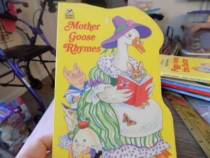 Hardboard Mother goose Rymes childs book 