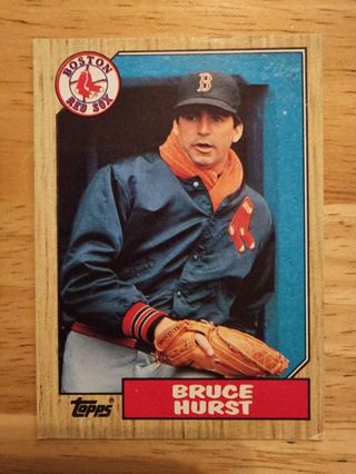 87 Topps Bruce Hurst #705