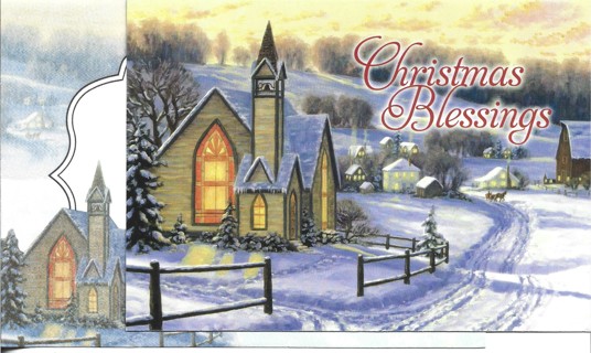 Brand New Never Been Used Christmas Greeting Card With Matching Envelope