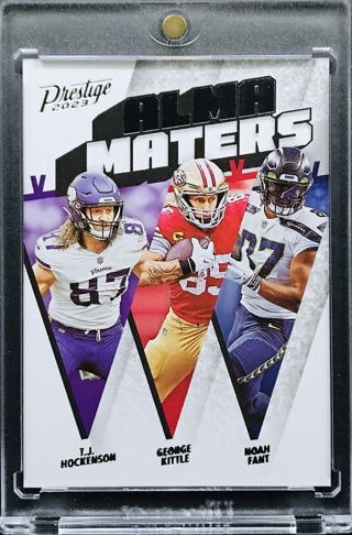 T.J. Hockenson / George Kittle / Noah Fant - 2023 Prestige Alma Maters #AM-6 [AA092]