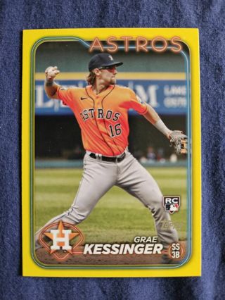 2024 Topps Yellow Rookie Grae Kessinger