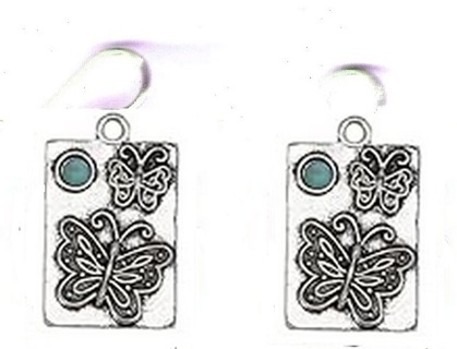 SyntheticTurquoise Earrings Style 11 (PLEASE READ DESCRIPTION