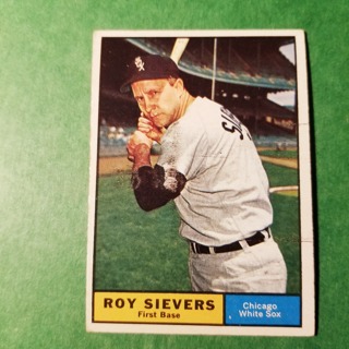 1961 - TOPPS BASEBALL CARD NO. 470 - ROY SIEVERS - WHITE SOX