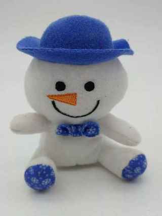 new without tag BUILD A BEAR SNOWMAN PLUSH,,STUFFED ANIMAL