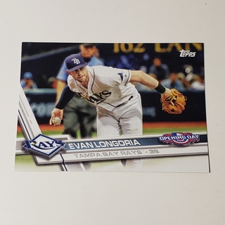 2017 Topps Opening Day #141 Evan Longoria Rays L050