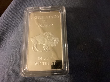 OLD MAN’S BULL SILVER BAR DATED 2019