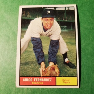 1961 - TOPPS BASEBALL CARD NO. 112 - CHICO FERNANDEZ - TIGERS