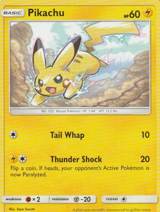 Pokemon Card: Pikachu