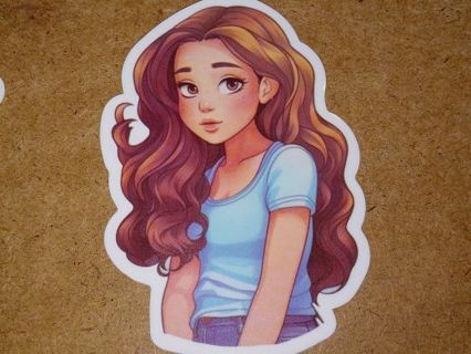 Girl new one nice big vinyl lab top sticker no refunds regular mail win 2 or more get bonus