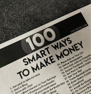 100 Smart Ways to Make Money!! Free Shipping !! Look!!