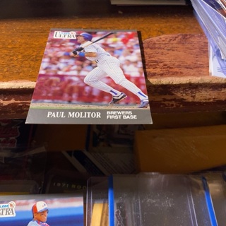 1991 fleer ultra Paul molitor baseball card 