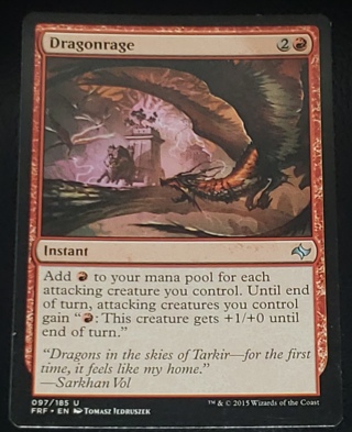 MTG ✨ Dragonrage - (U) 097/185 Fate Reforged (FRF) ✨ Magic the Gathering (2015)