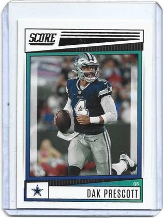 2022 SCORE DAK PRESCOTT CARD