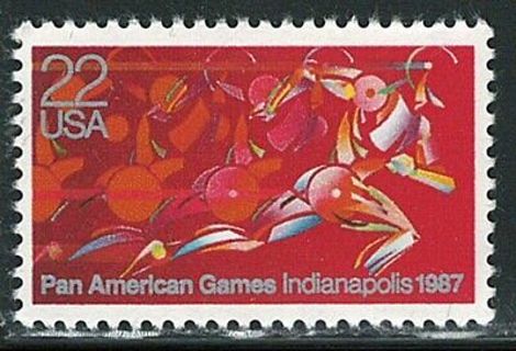 Mint US Pan American Games Single Stamp,Scott# 2247 (MNH)