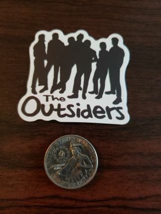 S.E. Hinton's The Outsiders Vinyl Decal Laptop Skateboard Sticker bomb DC