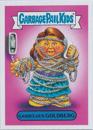 2018 Garbage Pail Kids We Hate the '80s #SIT5b Garrulous Goldberg