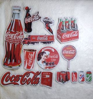 ✨✨✨BRAND NEW ASSORTED 14 PC. COCA-COLA MAGNET SET✨✨✨