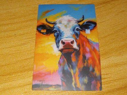 Cow one Cool new nice vinyl sticker no refunds regular mail only Very nice quality!