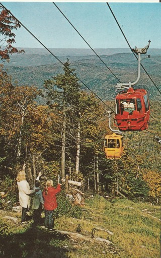 Vintage Used Postcard: (gin11) 1977 Killington Ski Resort, Killington, VT