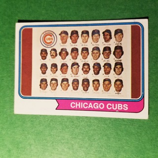 1974 - TOPPS BASEBALL CARD NO. 211 - CHICAGO TEAM - CUBS - EXMT/NRMT