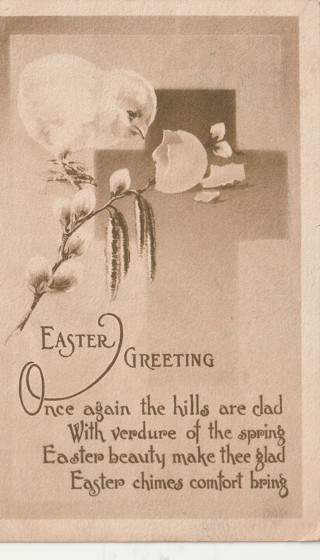 Vintage Used Postcard: (b) Easter Greetings