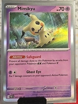 Pokémon Mimikyu Scarlet & Violet - Paldea Evolved 097/193 Holo Rare NM