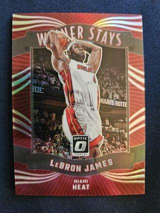 2023-24 Donruss Optic Winner Stays Holo LeBron James