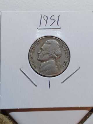 1951 Jefferson Nickel! 24.1