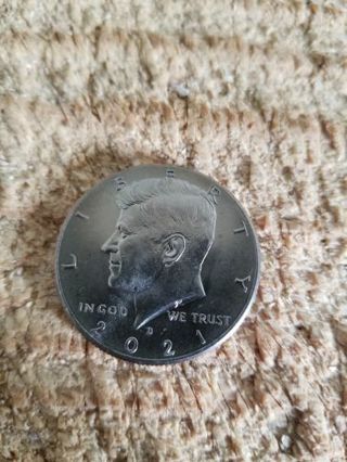 2021 D KENNEDY HALF DOLLAR COIN