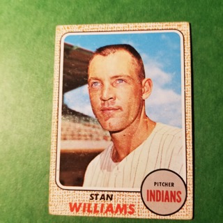 1968 - TOPPS BASEBALL CARD NO. 54 - STAN WILLIAMS - INDIANS