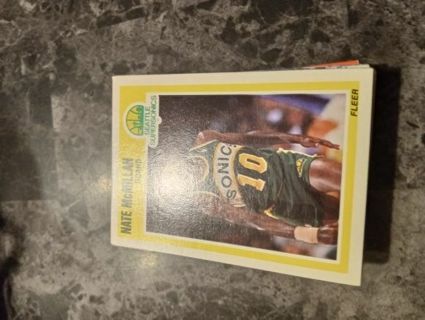 Nate McMillan 1989-90 Fleer Seattle Supersonics