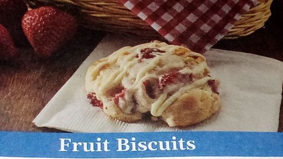 Fruit Biscuits With Cream Cheese Frosting*Yummy*