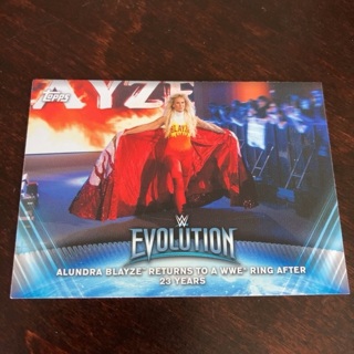 2019 Topps WWE Women's Division - Women's Evolution #WE-2 Alundra Blayze Returns