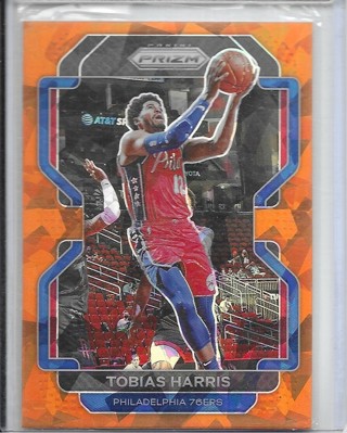 Tobias Harris 2021-22 Prizm Prizms Orange Ice #145