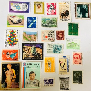 25 Stamps from around the world 