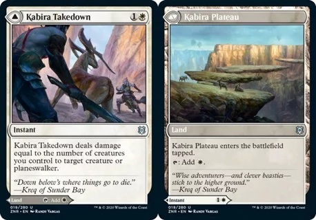 Kabira Takedown // Kabira Plateau MTG Zendikar Rising NM Magic Regular