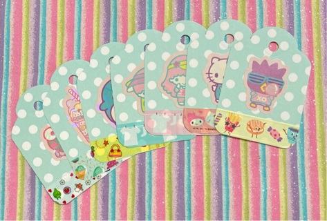 Repurposed Kawaii Gift Tags  