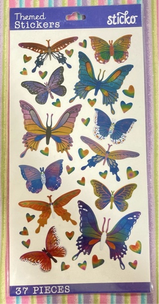 Sticko Butterfly sticker sheet 