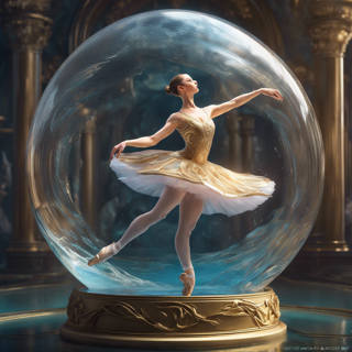 Listia Digital Collectible: Ballerina Water Globe