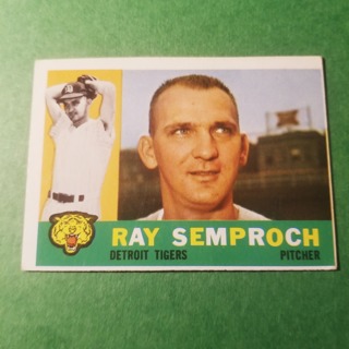 1960 - TOPPS EXMT - NRMT BASEBALL - CARD NO - 286 -  RAY SEMPROCH  - TIGERS