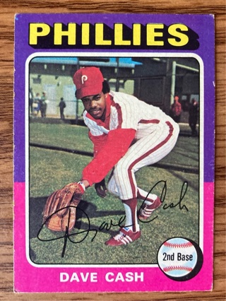 1975 Topps Dave Cash baseball card 