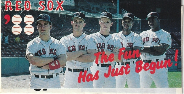 1988 BOSTON RED SOX BASEBALL POCKET SCHEDULE - PRUDENTIAL CENTER