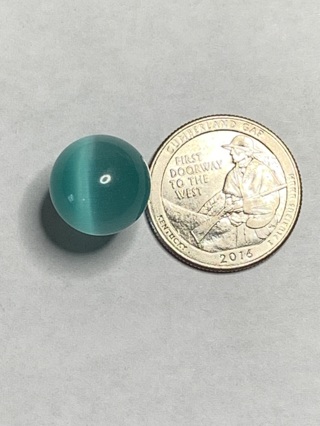 ✿HEALING STONE~#4~LIGHT BLUE CATS EYE~MUSHROOM-SHAPED~THESE ARE ALL THE SAME!~FREE SHIPPING✿