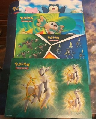 4 Pokemon Sticker Sheets