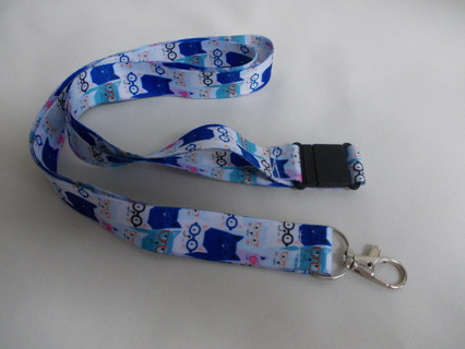 Cats with Glasses Lanyard