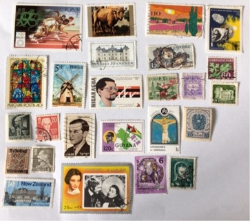 25 Stamps from around the world 