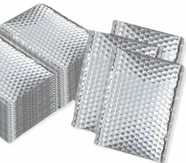 ➡️NEW⭕(1) 4x8" METALLIC SILVER BUBBLE MAILER!!⭕