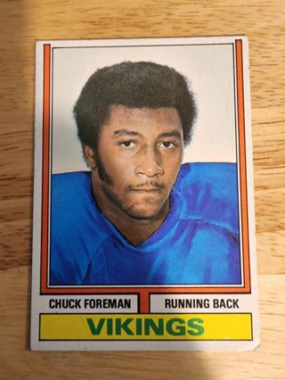 74 Topps Chuck Foreman #113